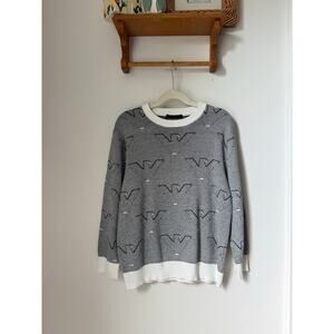 Armani Boys Pullover Eagle Sweater - size 10 - authentic!
